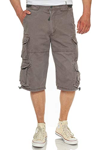 JET LAG Herren Cargo Shorts Modell 007 B Short in vielen Farben, Größe:XXL, Farbe:Dark Grey