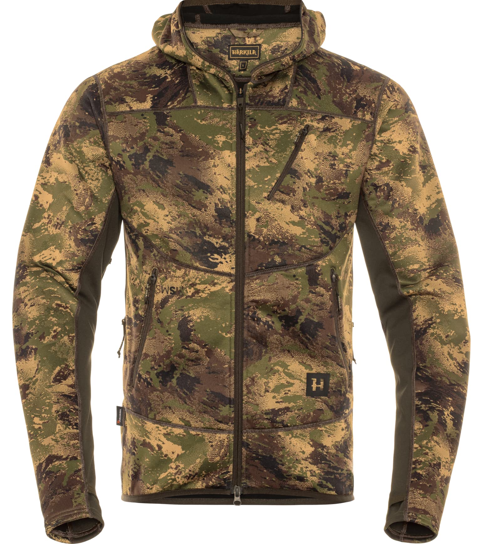 Härkila | Deer Stalker camo Fleece Hoodie | Professionelle Jagd Kleidung & Jagd Zubehör für Herren & Damen | Skandinavische Qualität Made to Last | AXIS MSP®Forest, XL