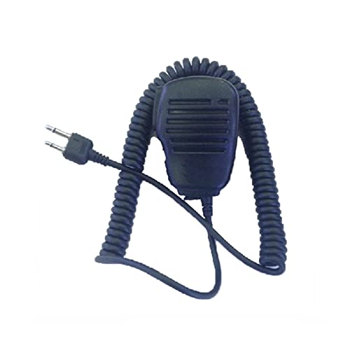 ARSMI Zweiwege Radio-Lautsprecher-Mic PPT IC-V80 IC-V85 IC-F3 F4 IC-F10 IC-F20 IC-V82 IC-W32A Passt for I COM Walkie-Talkie-Mikrofon