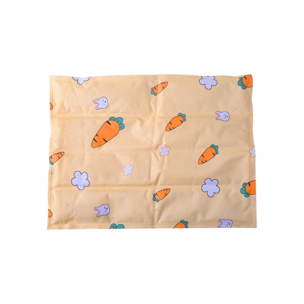 Rysmliuhan Shop Kühlmatte Für Katzen Kühldecke Für Hunde Hundekühlung Cooles Hundebett Hund Kühlen Pad Katzenkühlmatte Coole Matte für Hund Haustier Mat Carrot,l