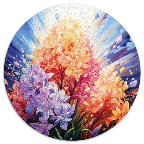 Puzzle | Puzzle Hyazinthe bunt 1000 Teile für Erwachsene Geschenke 67,5x67,5cm Puzzle Geschenke Spaß bei Heimaktivitäten, Geburtstagsgeschenk, Reisegeschenke,