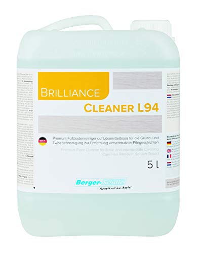 Berger-Seidle Cleaner L94, wasserbasierter Wachsentferner zur Entfernung verschmutzter Selbstglanzpflegefilme bzw. alter Wachsschichten (5 Liter)