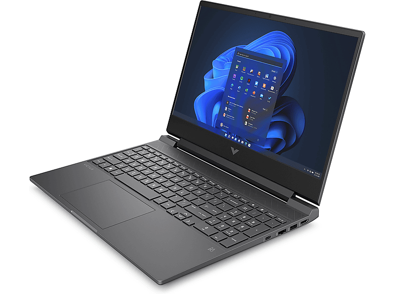 HP Victus Gaming 15-fa1365ng, Notebook, mit 15,6 Zoll Display, Intel® Core™ i5 i5-13500H Prozessor, 16 GB RAM, 1 TB SSD, NVIDIA GeForce RTX™ 4050, Silber, Windows 11 Home (64 Bit)