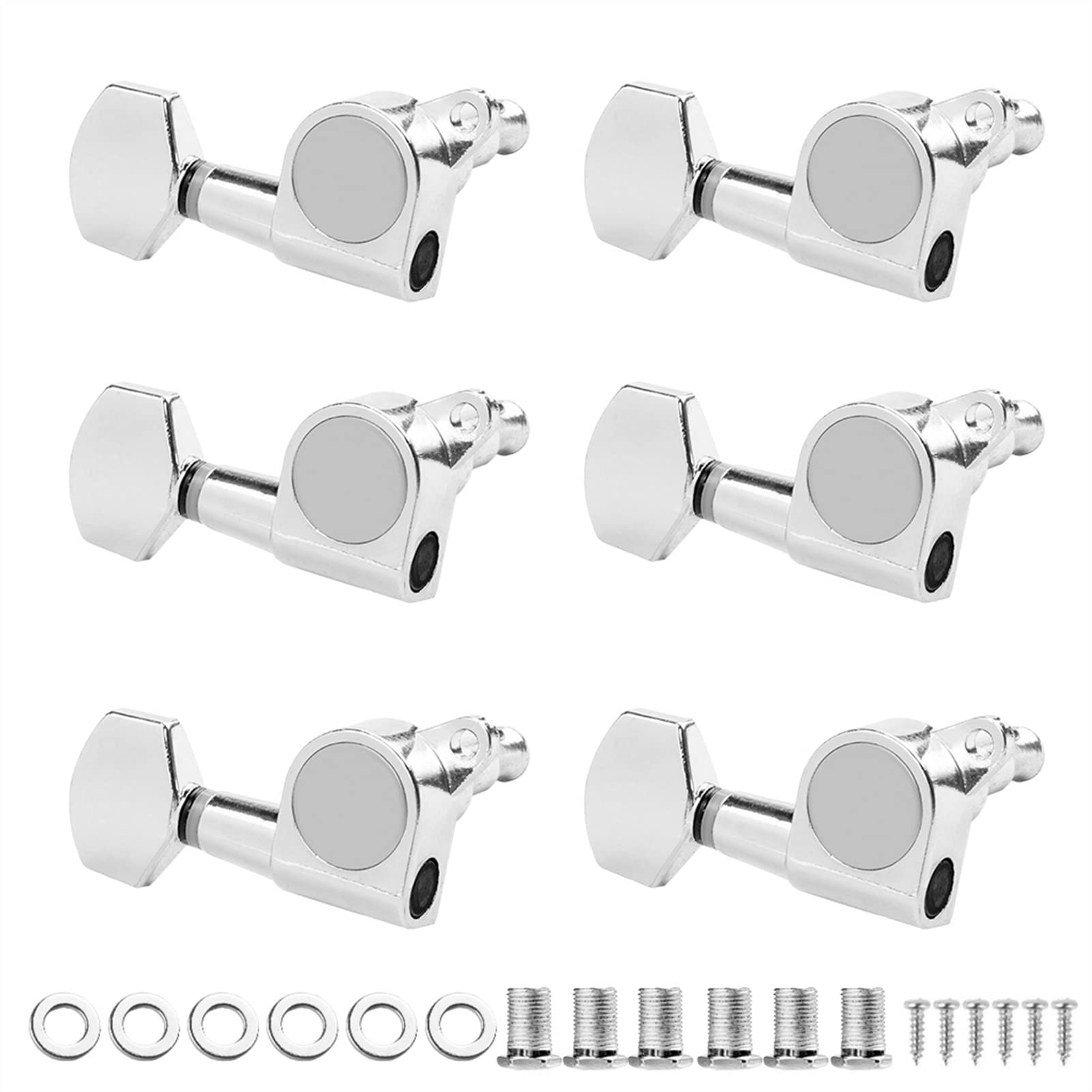 6R Acoustic Guitar String Tuning Pegs Tuner Gitarre Tuning PEG Machine Heads Tuner Instruments Stimmwirbel Mechaniken