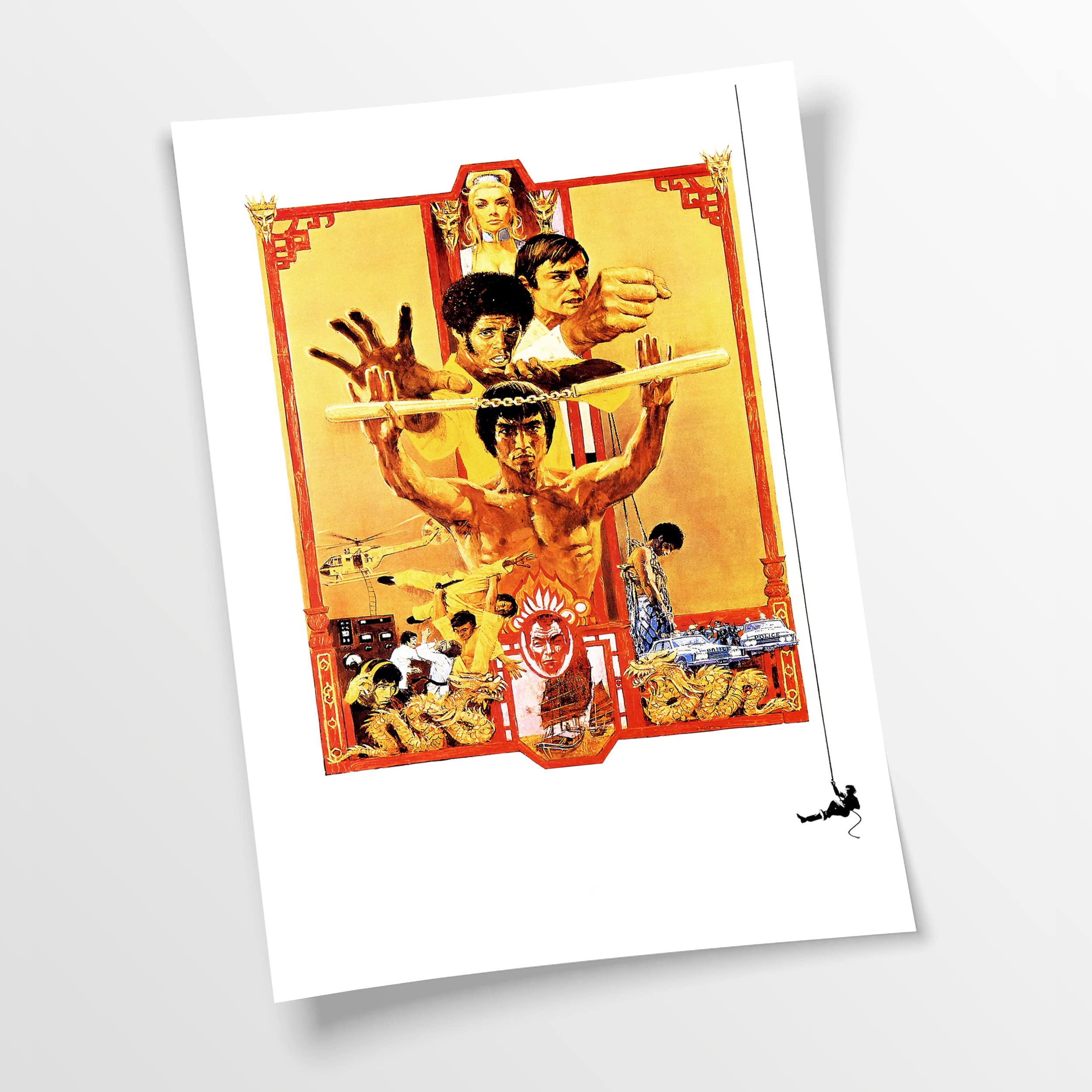 Poster Der Mann mit der Todeskralle | Bruce Lee - Kung Fu, Asien - Kampf - Action - Film, Deko - Wohnung, Klein bis XXL