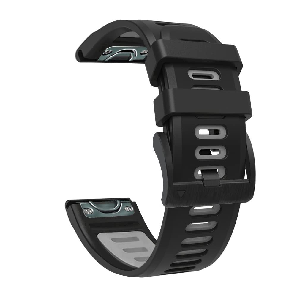 NEYENS QuickFit 26 22 mm Smart-Armbänder für Garmin Fenix 6 6X Pro 5 5X Plus 7 7X VERTIX 2 MK2 Silikonband Descent MK2i Smart-Armbänder, For Fenix 3 HR D2 bravo, Achat