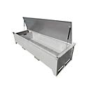 Leuchtstoffröhrenbox BAUER SL-N 220, Stahlblech, unterfahrbar, Deckel verzinkt, herausnehmbare Trennwand, B 2300 x T 800 x H 530 mm, verzinkt 2