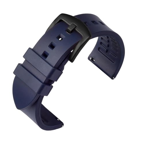 SpaRcz Ersatz-Uhrenarmband aus Fluorkautschuk, 19-24mm, Farbe 15, 23mm