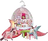 schleich BAYALA 42526 Elfencafé-Blüte - 21-Teiliges Magisches Fee und Einhorn Spielset mit Puppenhaus und Zubehör, Magisches Figuren Einhorn Spielzeug von 5-12 Jahre