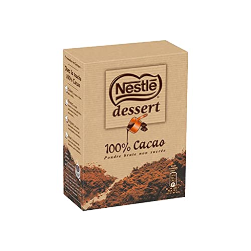 Nestlé Dessert 100% Cacao en Poudre 250g (lot de 3