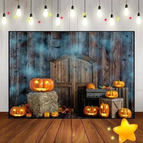 Halloween Baby Party Vollmond Foto Friedhof Fotografie Kulissen Fledermaus Laterne Kust Geburtstag Hintergrund Banner 240X180cm