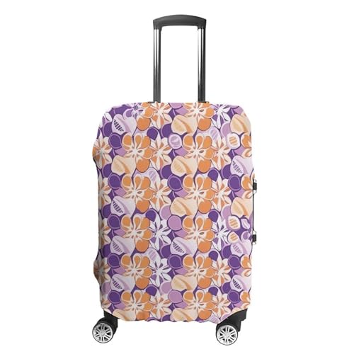 CSGJMYGS Reisegepäckabdeckung, elastisch, waschbar, modisch, kratzfest, Blumenmotiv, passend für 45,7 - 81,3 cm (18 - 32 Zoll) Gepäck, Style-4, XL