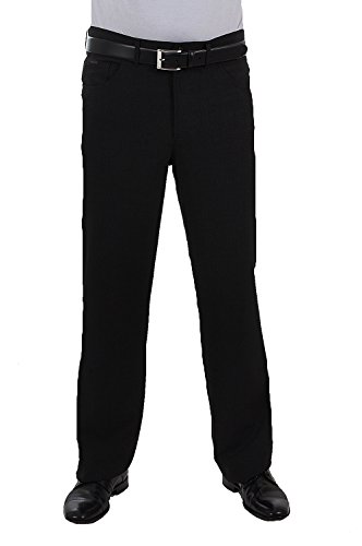 ALBERTO Regular Slim Fit Hose schwarz Größe W32 L34