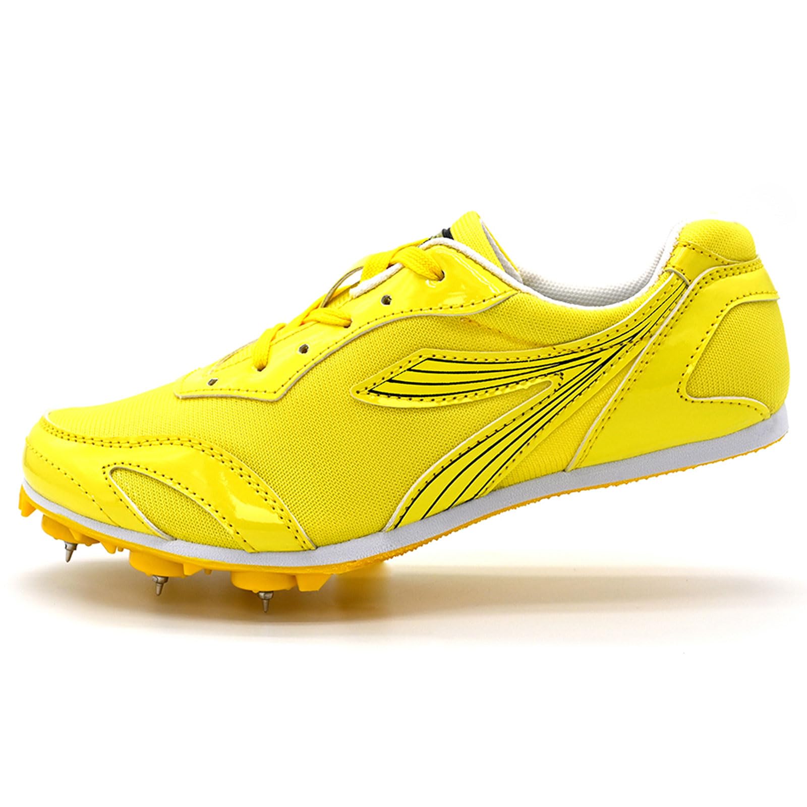 Zeihyeurus Leichtathletik Herren-Mittelstrecken-Laufschuhe Unisex-Leichtathletikschuhe Leichtathletik Spike Schuhe Track Spike Schuhe rutschfeste VerschleißFest Gelten Jungen MäDchen Damen Herren