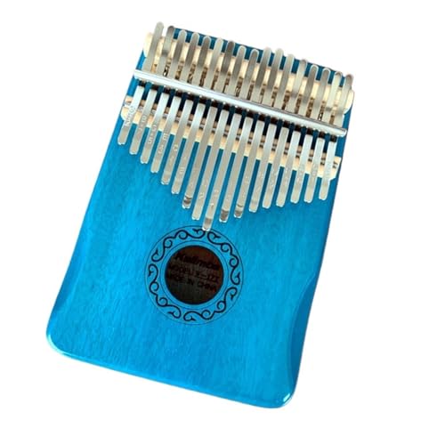 Kalimba Daumenklavier Blauer professioneller Handschutz süßes Instrument Kalimba Daumen Klavier Finger 17-Ton tragbares Instrument