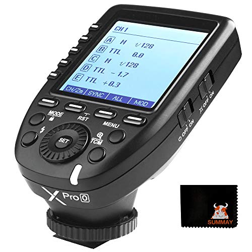 Godox Xpro-O TTL Blitzauslöser 2.4G Wireless Transmitter 1/8000s High-Speed Sync mit LCD Bildschirm für Olympus/Panasonic Lumix Kameras