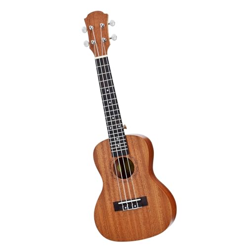 21/23 Zoll Ukulele Viersaitige Kleine Gitarre Voller Sapele-Holzkörper Übungs-Ukulele-Instrument Ukulele Einsteiger Kit (Color : 21 inch)