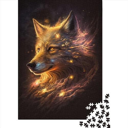 Wolves of Fantasy-Puzzles für Erwachsene und Jugendliche, 1000 Teile, für Erwachsene, schwierige Puzzles, Spielspielzeug für Erwachsene, Familienpuzzles, Geschenk (Größe: 75 x 50 cm)