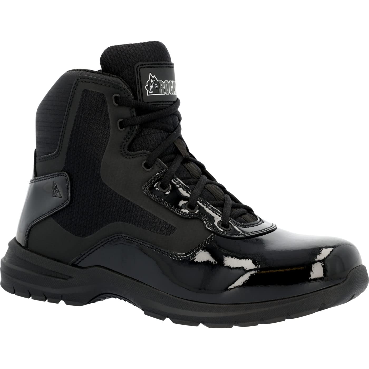 ROCKY Cadet Stiefel mit seitlichem Reißverschluss, 15,2 cm, Schwarz, Schwarz, 9 Wide