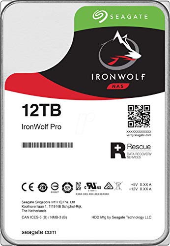 SEAGATE IronWolf Pro Interne Festplatte 12TB ST12000NE0008