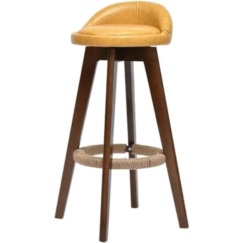 Barhocker Barstühle Barstuhl Holz Bar Stuhl Moderne Bar Hocker Mit Rückenlehne Swivel Bar Hocker Buche Holz Hocker PU Sitz Oberfläche Bar Stühle Barsessel