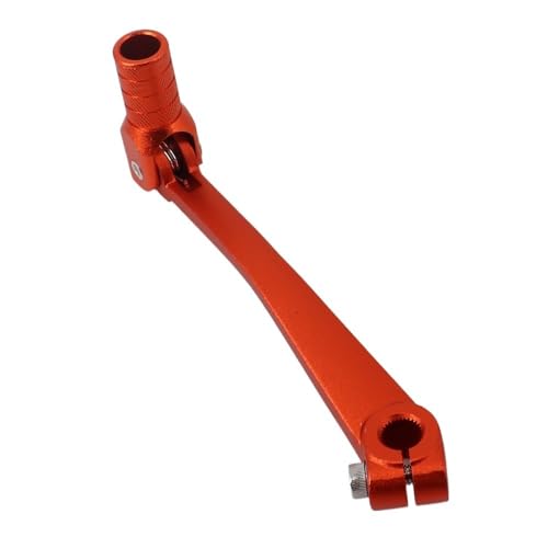 Skdvy Dirt Bike Klappbarer Schalthebel, Klappbarer Schalthebel aus CNC-Aluminium for Motorräder, Zubehör 110/125/140/150/160/250 cc, Dirt Bike Pit Bikes(ORANGE)