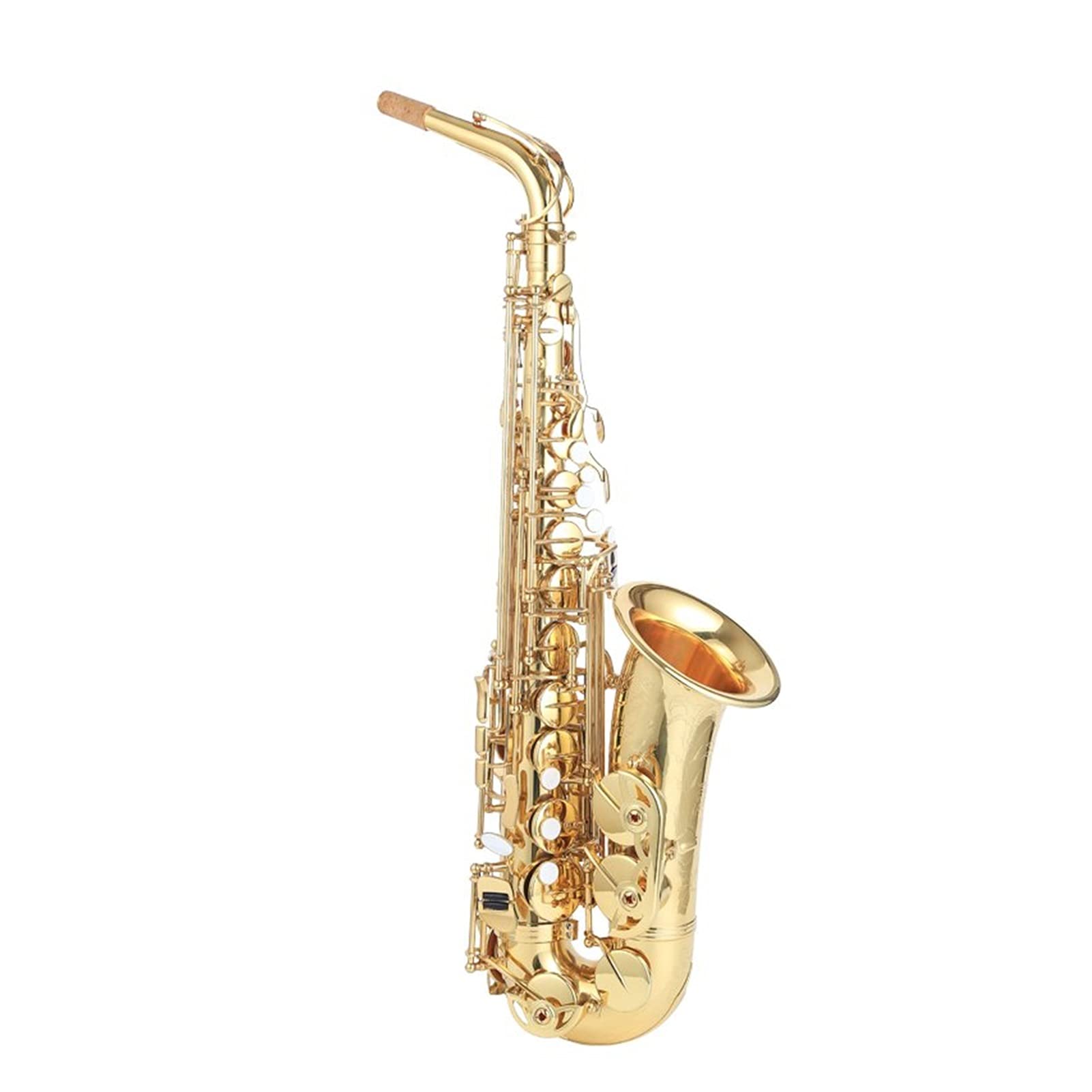 Made In Frankreich EB Alto Saxophone Messing Gold Lack Musikinstrument E- Flat Sax Mit Fallzubehör