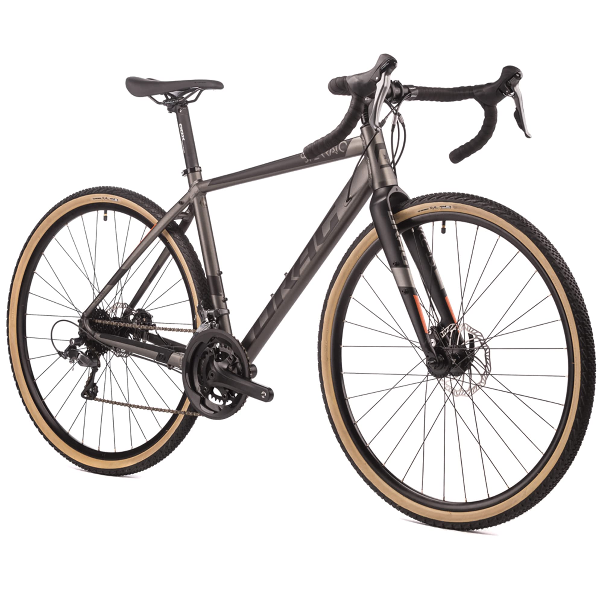 Airtracks 28 Zoll Herren Gravel Bike STERRATO 3.0 Fahrrad 2 x 8 Gang Shimano Claris RD-R2000 8-Fach (49cm (Körpergröße 152-165cm))