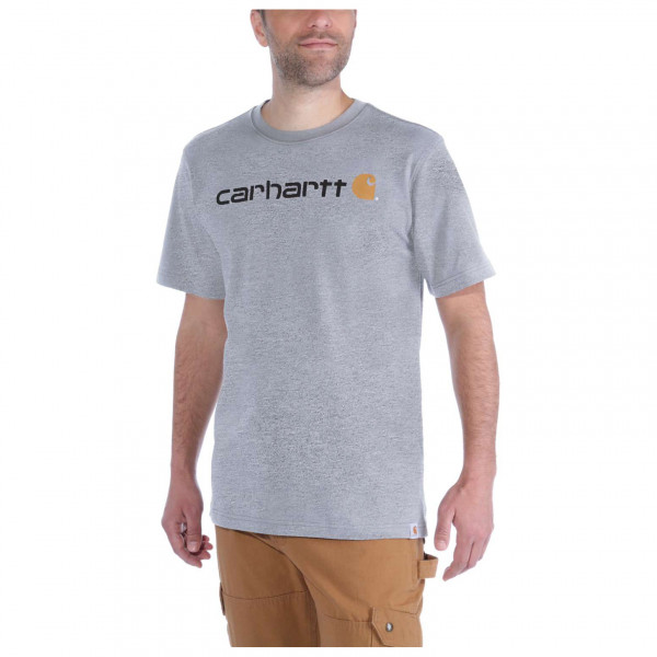 Carhartt Core Logo T-Shirt S/S - T-Shirt, heather grey 034, XL