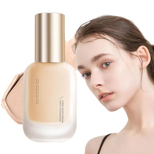 Wasserdichte Foundation,Zarte flüssige Grundierung, feuchtigkeitsspendendes, leicht mattes Finish | Skin Foundation Concealer Langanhaltendes Gesichts-Basis-Make-up 30 ml für fettige Haut und Lambo