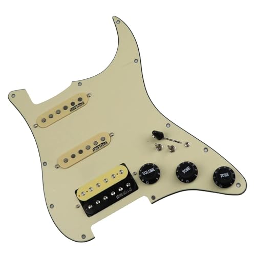 7-Wege-Typ Voll Beladenes SSH-Schlagbrett-Tonabnehmer-Set, Multifunktions-Humbucker-Tonabnehmer, Verkabelung, Geeignet Für Gitarre vorverdrahteter Tonabnehmer Schlagbrett (Color : 6)