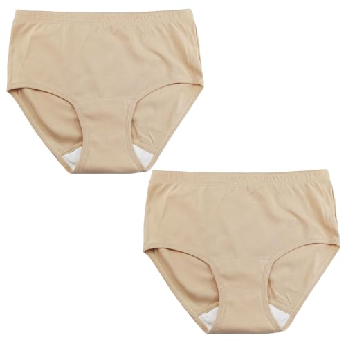 Inkontinenzslip für Damen Waschbarer Inkontinenz Slip Hosen Höschen Inkontinenz Slip Baumwolle Ältere Menschen Erwachsene Windelhosen,L