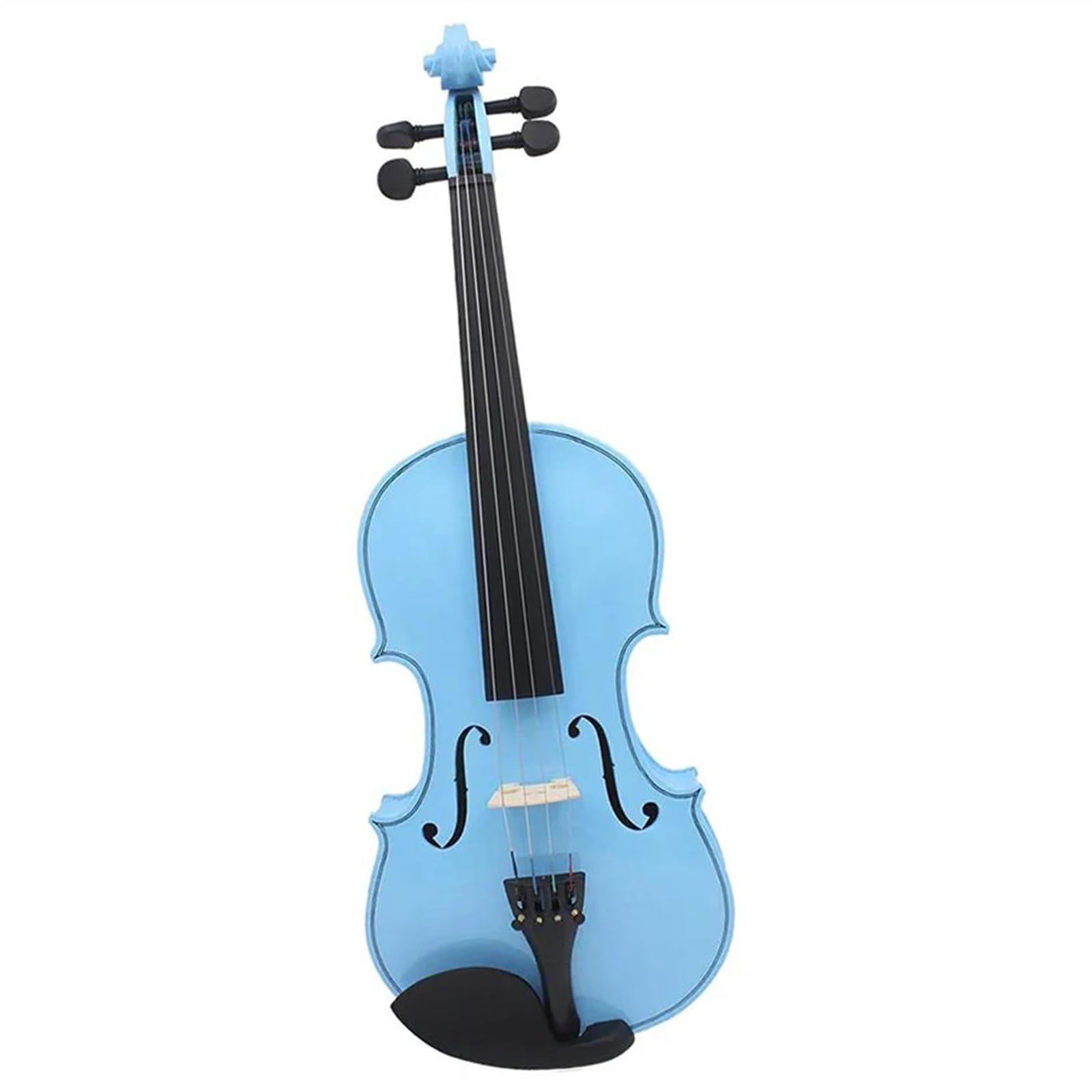 Standard Violine Blau 4/4 Violine Anfänger Akustik Violine Saiteninstrument Geige Set Mit Fall Bogen(Violin)