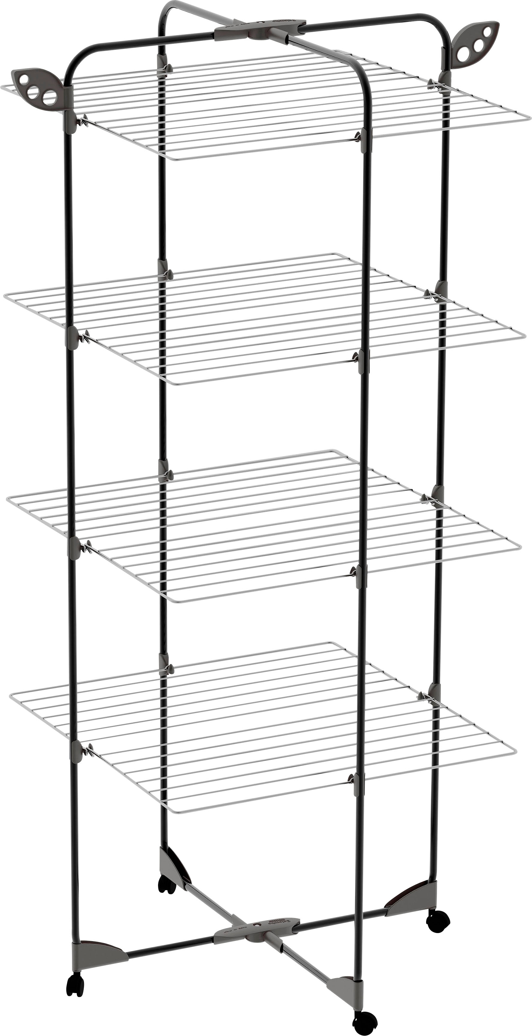 Bischof Colombo Turmwäscheständer "Alpina 40", Trockenlänge 40 m, 4 Rollen, Aluminium