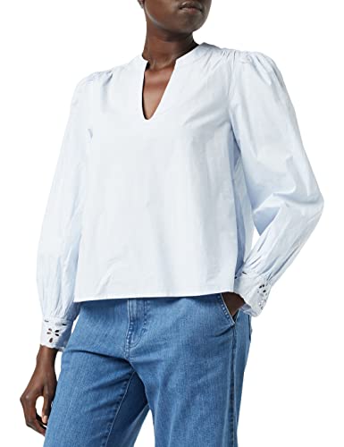 Peppercorn ,Women's ,Julianna Lace Blouse, 2284 Skyway Blue ,XXL