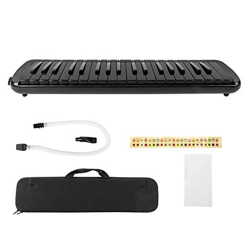 Melodica 37 Key, Melodicas Piano Blowpipe Melodica Musikinstrument(schwarz)