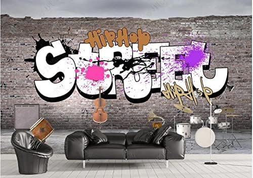 Kubisches Felsgraffiti 3D Tapeten Wanddekoration Fototapete Sofas Wohnzimmer Wandbild Schlafzimmer-400cm×280cm