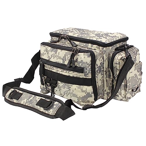 Avejjbaey Angeln Locken Tasche Multifunktionale Angeln Tasche Angeln Schulter Tasche Angeln Ausrüstung Tasche wasserdichte Tasche Strap Tackle Rucksack