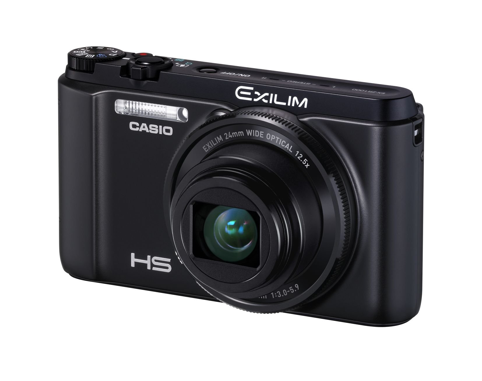 Casio EXILIM EX-ZR1000 Digitalkamera (16,1 Megapixel, 7,6 cm (3 Zoll) Schwenkdisplay, 25-Fach Multi SR Zoom, HS-Nachtaufnahme ISO 25600, HDR) schwarz