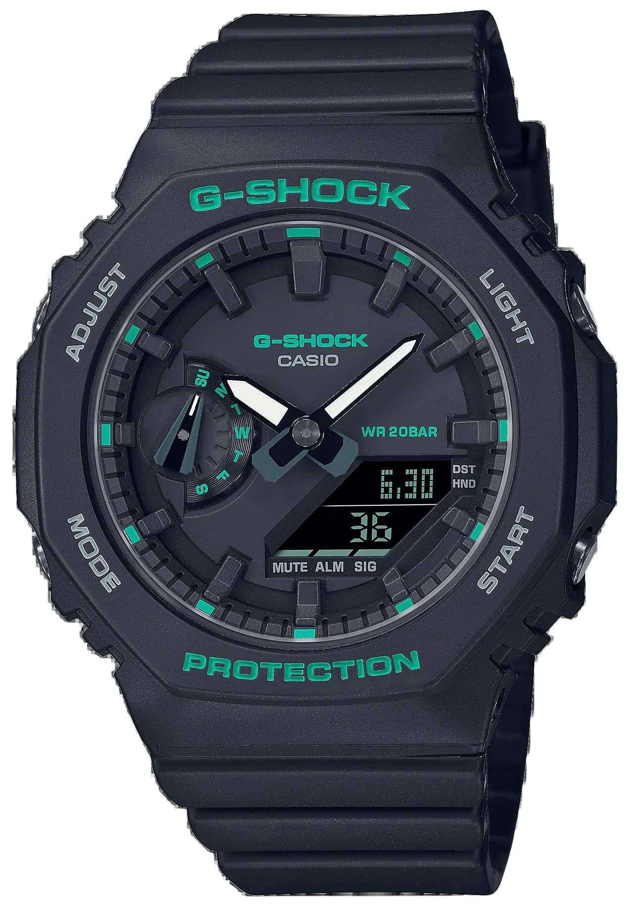 G-Shock GMAS2100GA Damen G-Carbon OCTO Slim Limited, Schwarz