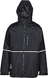 L1 Herren Ventura Jacket ´21 Shell-Jacke, Black-soft Lime, L