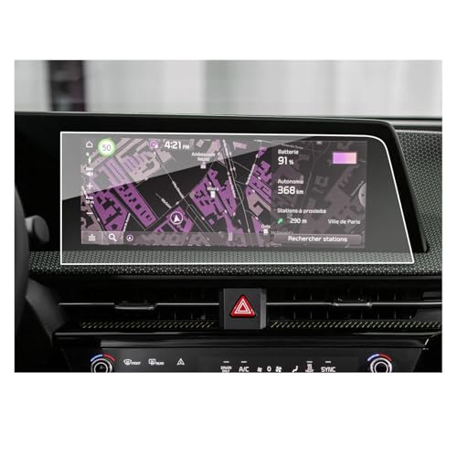 Für EV6 12,3 Zoll 2021 2022 GPS Navigation Touch Center Display Auto Innen Zubehör Screen Protector Navigation Schutzfolie Navigations-Displayschutz