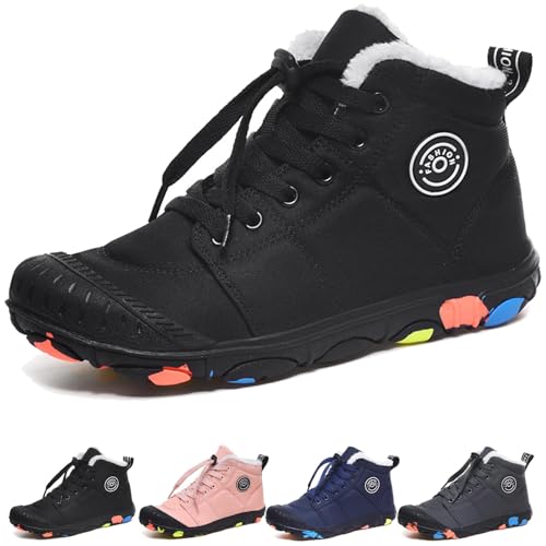 CSHE Barfussschuhe Kinder Winter Wasserdicht, Barfußschuhe Kinder Herbst Silvester Geburtstag Halloween Weihnachten 2023 2024 Winter Outfit Meine Bestellungen Anzeigen