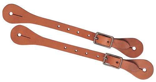 Weaver Leather Burgundy Latigo Leather Spur Straps