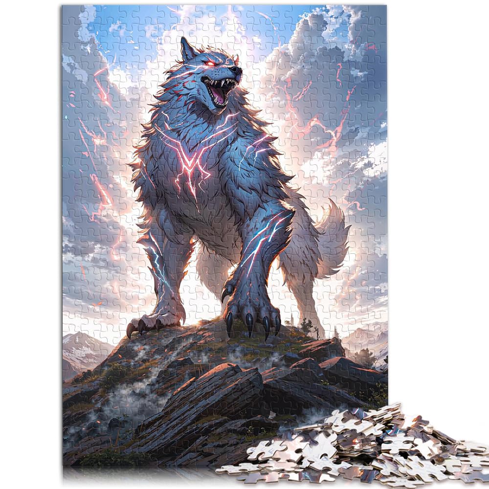 Puzzles für Flash Wolf, 1000 Teile, Puzzlespielzeug, Holzpuzzle, Spaß für Aktivitäten zu Hause, Geburtstagsgeschenk, Reisegeschenk, 1000 Teile (50 x 75 cm)