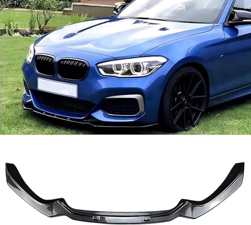 Auto Frontlippe Frontspoiler für BMW Série 1 F20 F21 M-Pack M118i M120i M135i 2015 2016 2017 2018 2019,Auto Frontstoßstange Splitter Lip Spoiler Canard-Schutz,A/Carbonfiberlook