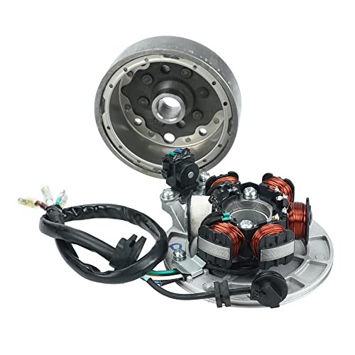 RYUIO Spulen-Stator-Magnet Für Li&Fan 140 140cc 1P55FMJ Horizontal Kick Starter Motoren Dirt Pi LF140 Motor Zündung Magneto Stator Magneto Schwungrad kit