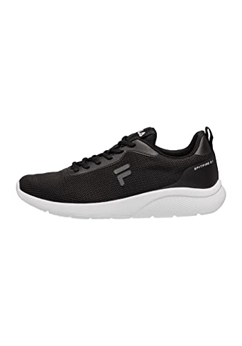 FILA Herren Spitfire Laufschuh, Black-White, 45 EU