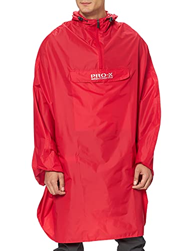 PRO-X elements Poncho Paso, Rot, M/L, 3043