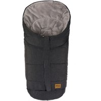 Fußsack EIGER SOFT in schwarz melange